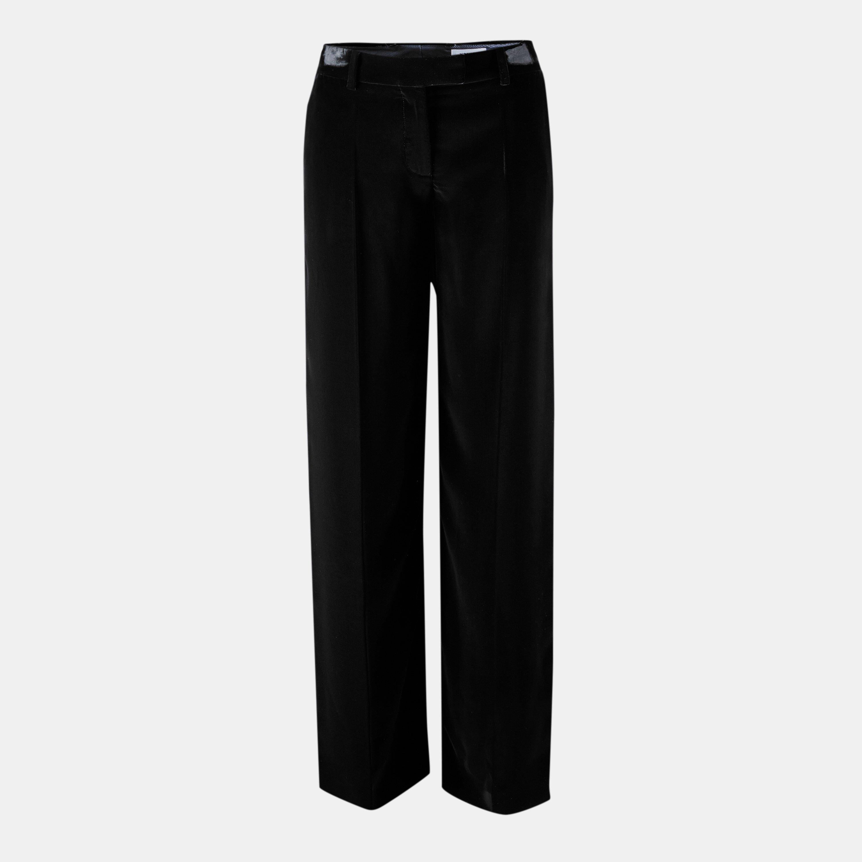 Alex Velvet Straight Leg Trouser