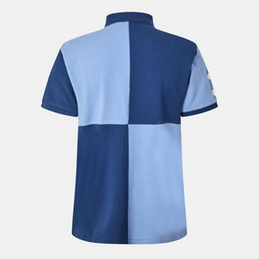 Men's Block Large Short-Sleeve Polo Shirt