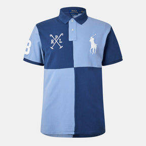 Men's Block Large Short-Sleeve Polo Shirt