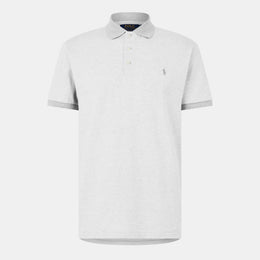 Men's Rib Collar Short-Sleeve Polo Shirt