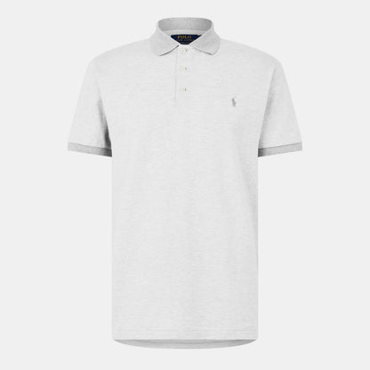 Men's Rib Collar Short-Sleeve Polo Shirt