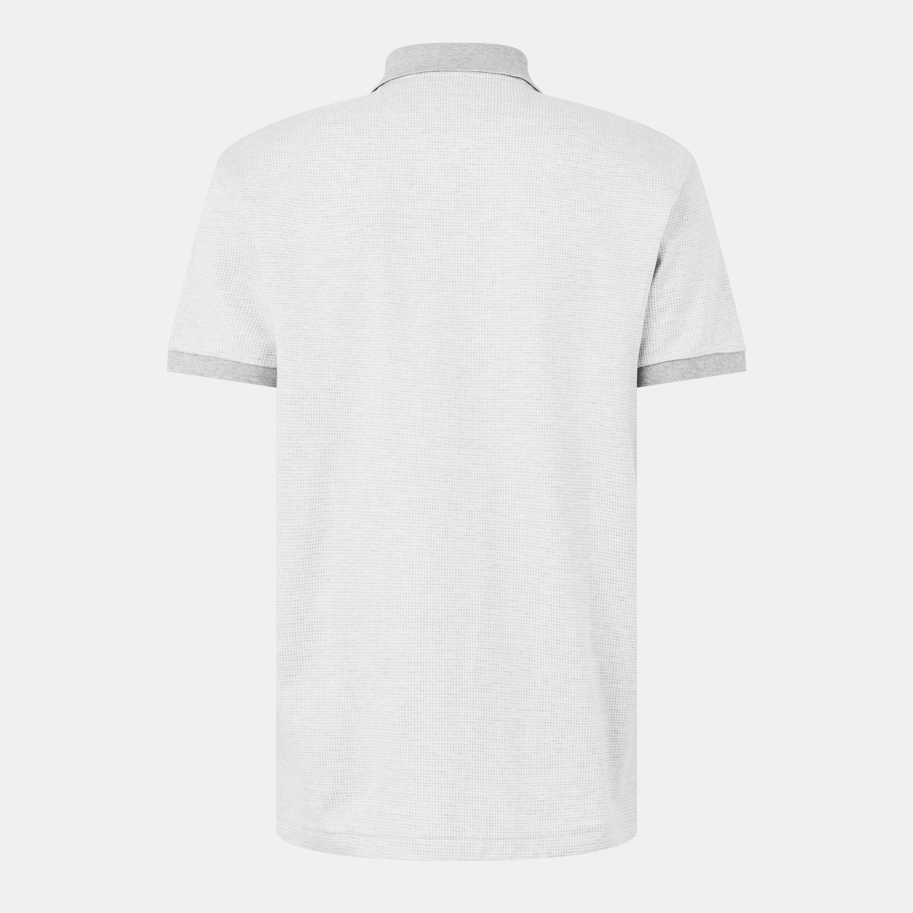 Men's Rib Collar Short-Sleeve Polo Shirt