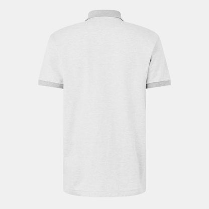 Men's Rib Collar Short-Sleeve Polo Shirt