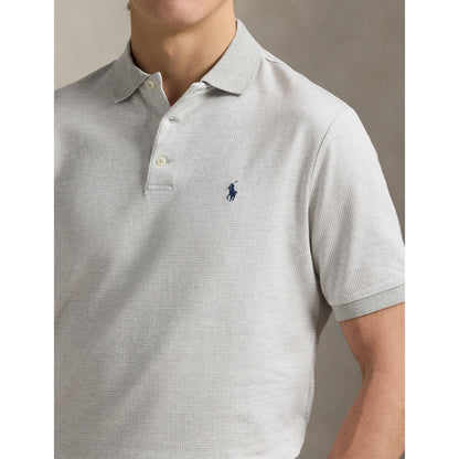 Ribbed Collar Short Sleeve Shirt