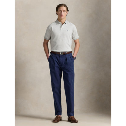 Ribbed Collar Short Sleeve Shirt