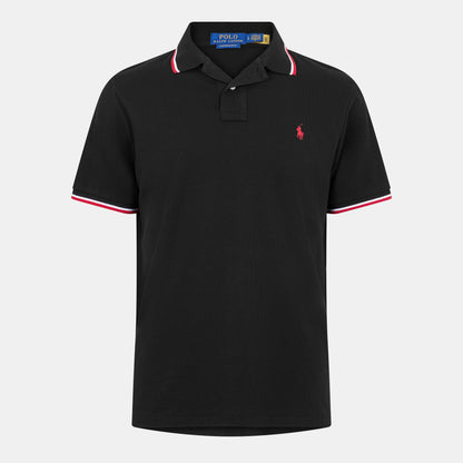 Men's Tipped Short-Sleeve Polo Shirt