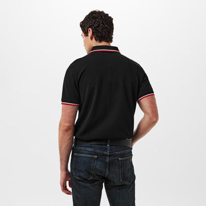 Men's Tipped Short-Sleeve Polo Shirt