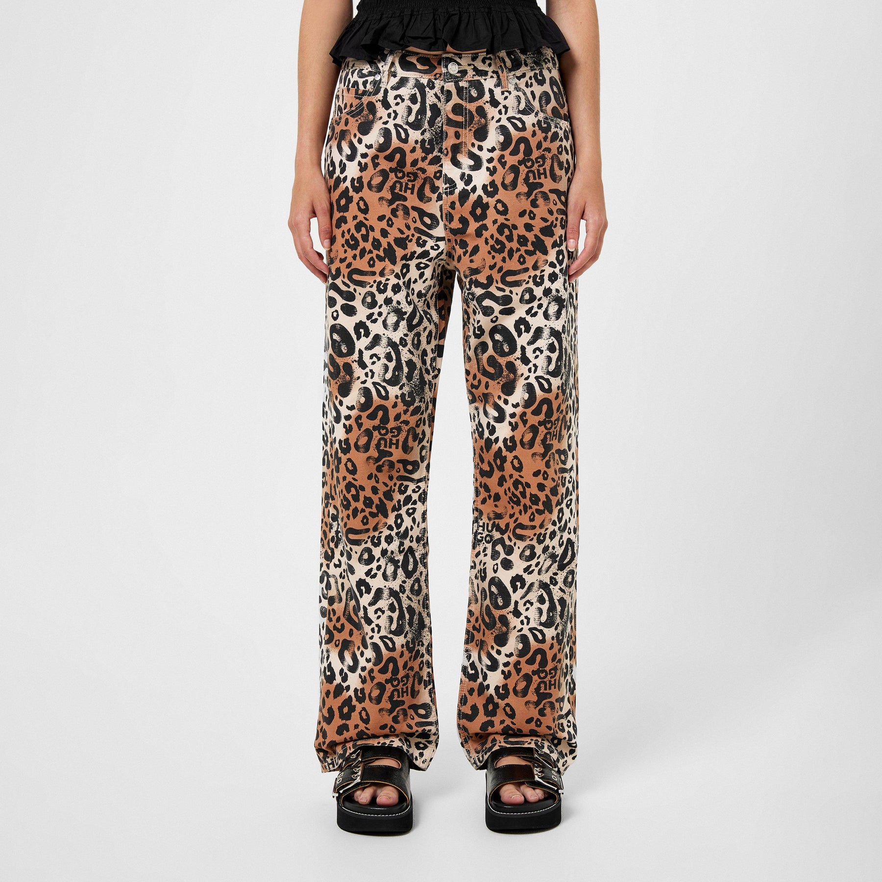 Hisanna Leopard Trousers