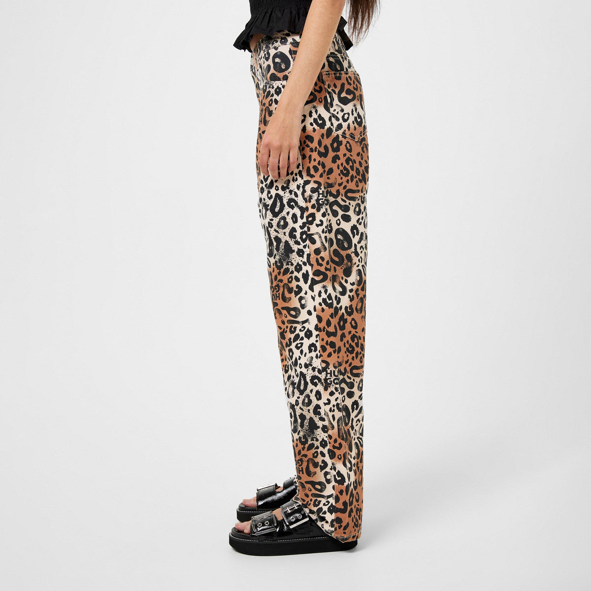 Hisanna Leopard Trousers