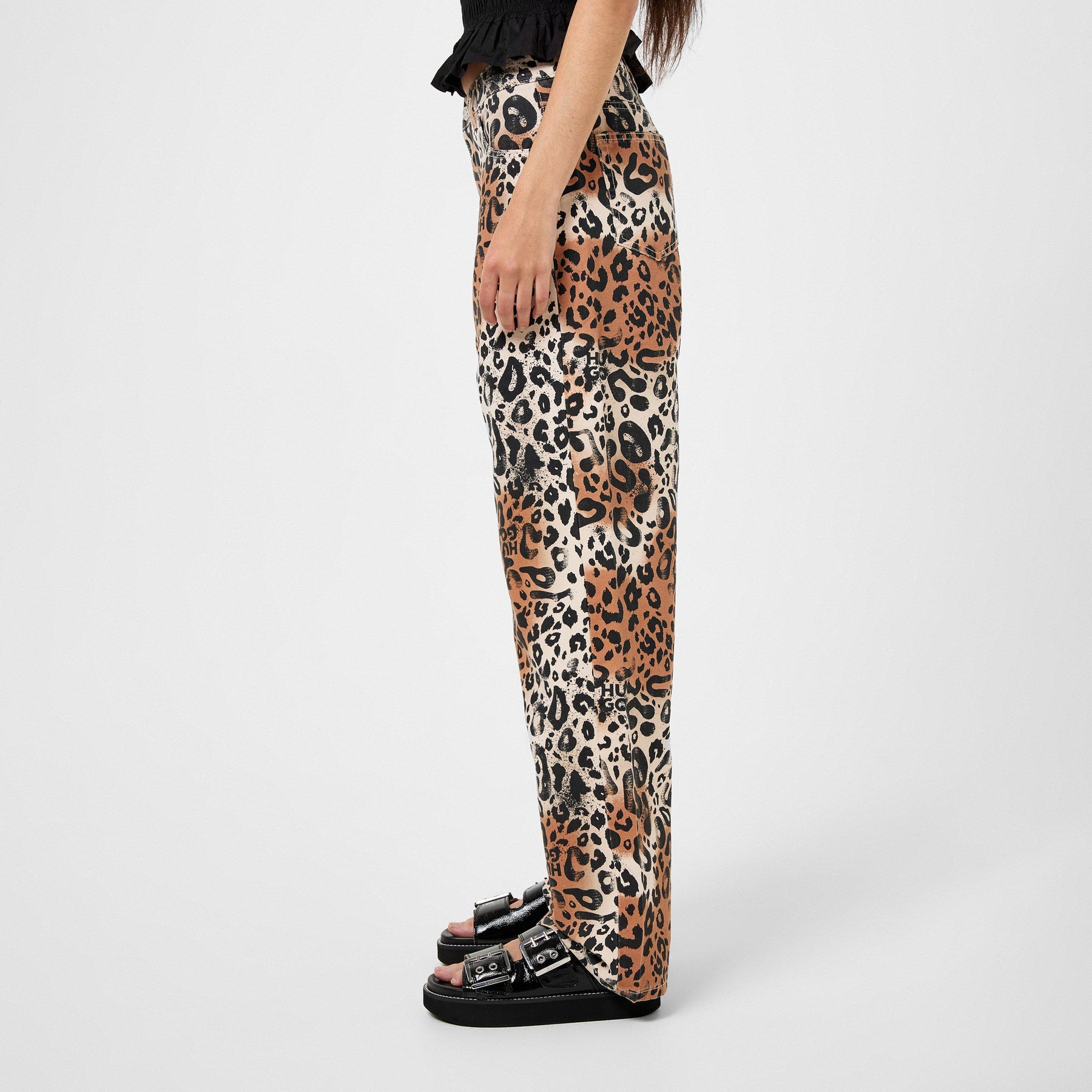 Hisanna Leopard Trousers