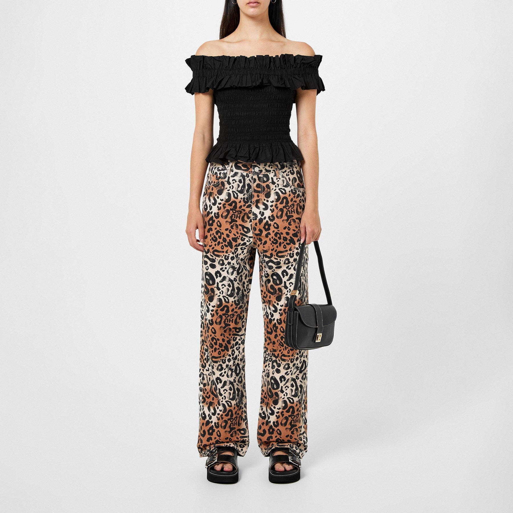 Hisanna Leopard Trousers