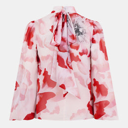 Ladon Tie Neck Blouse