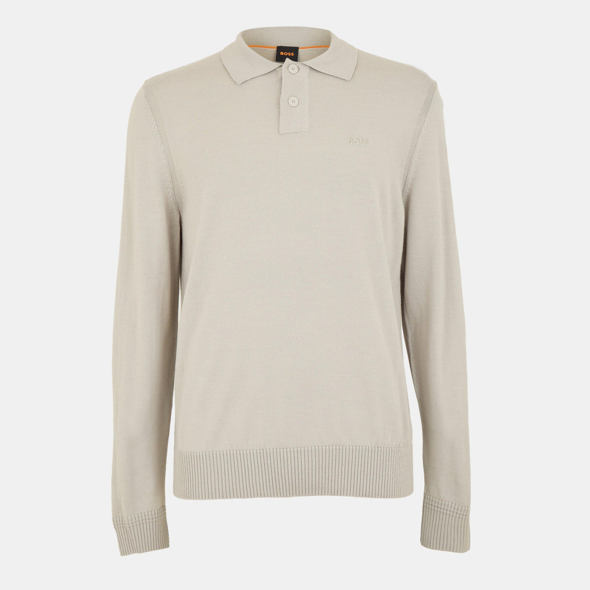 Men's Avac Knitted Long-Sleeve Polo