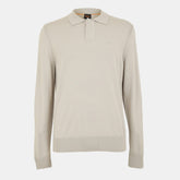 Men's Avac Knitted Long-Sleeve Polo