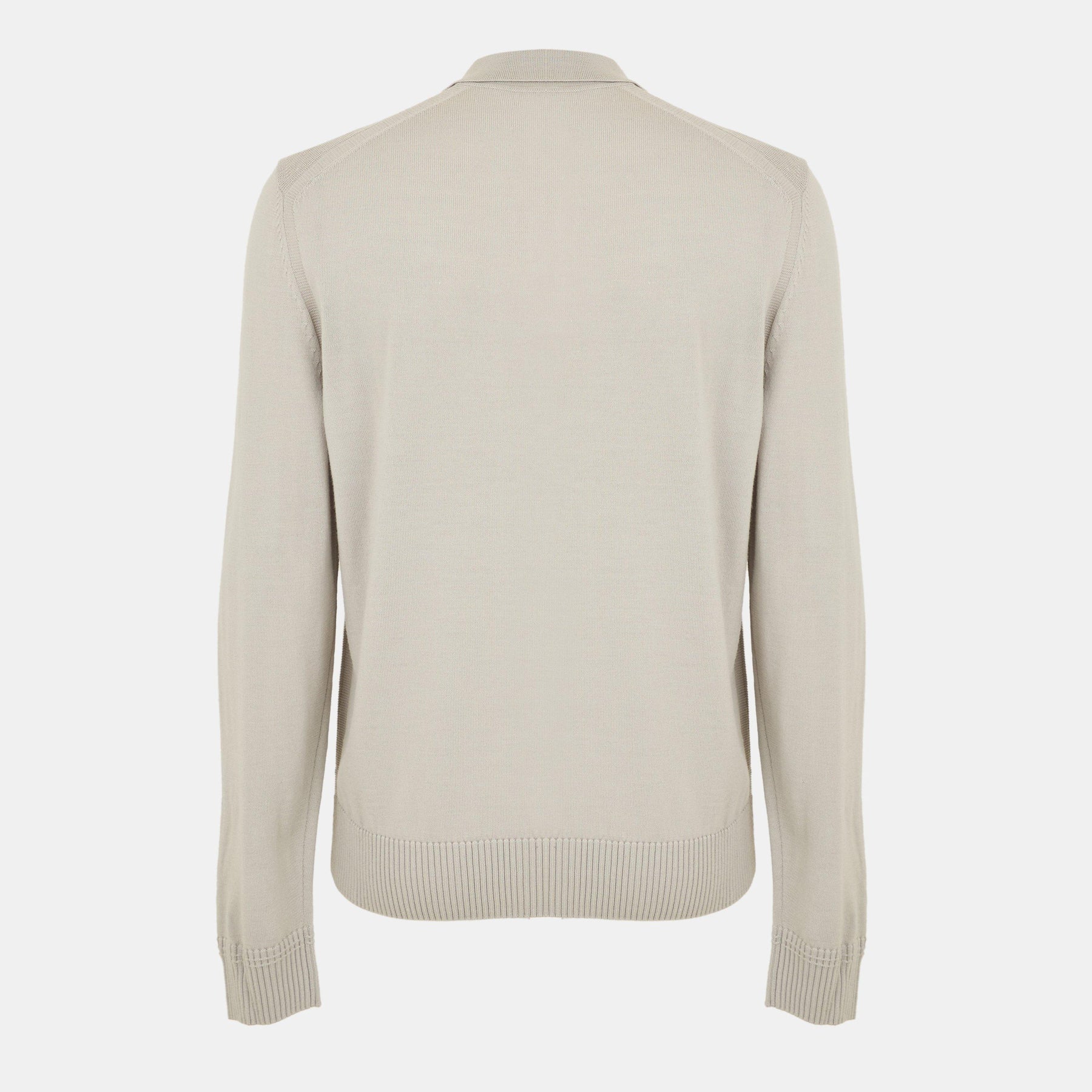 Men's Avac Knitted Long-Sleeve Polo