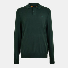 Men's Avac Knitted Long-Sleeve Polo