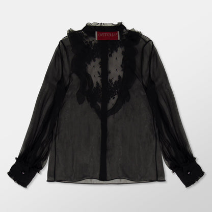 Sheer Chiffon Blouse