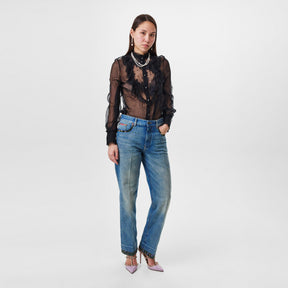 Sheer Chiffon Blouse