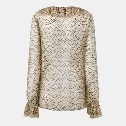 Women's Val Chiffon Long-Sleeve Blouse