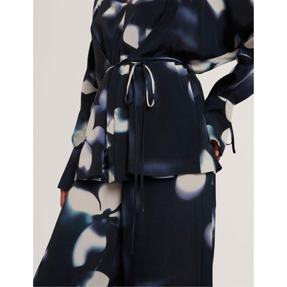 Print Long Sleeve Blouse