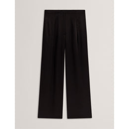 Elastic Back Straight Leg Trousers
