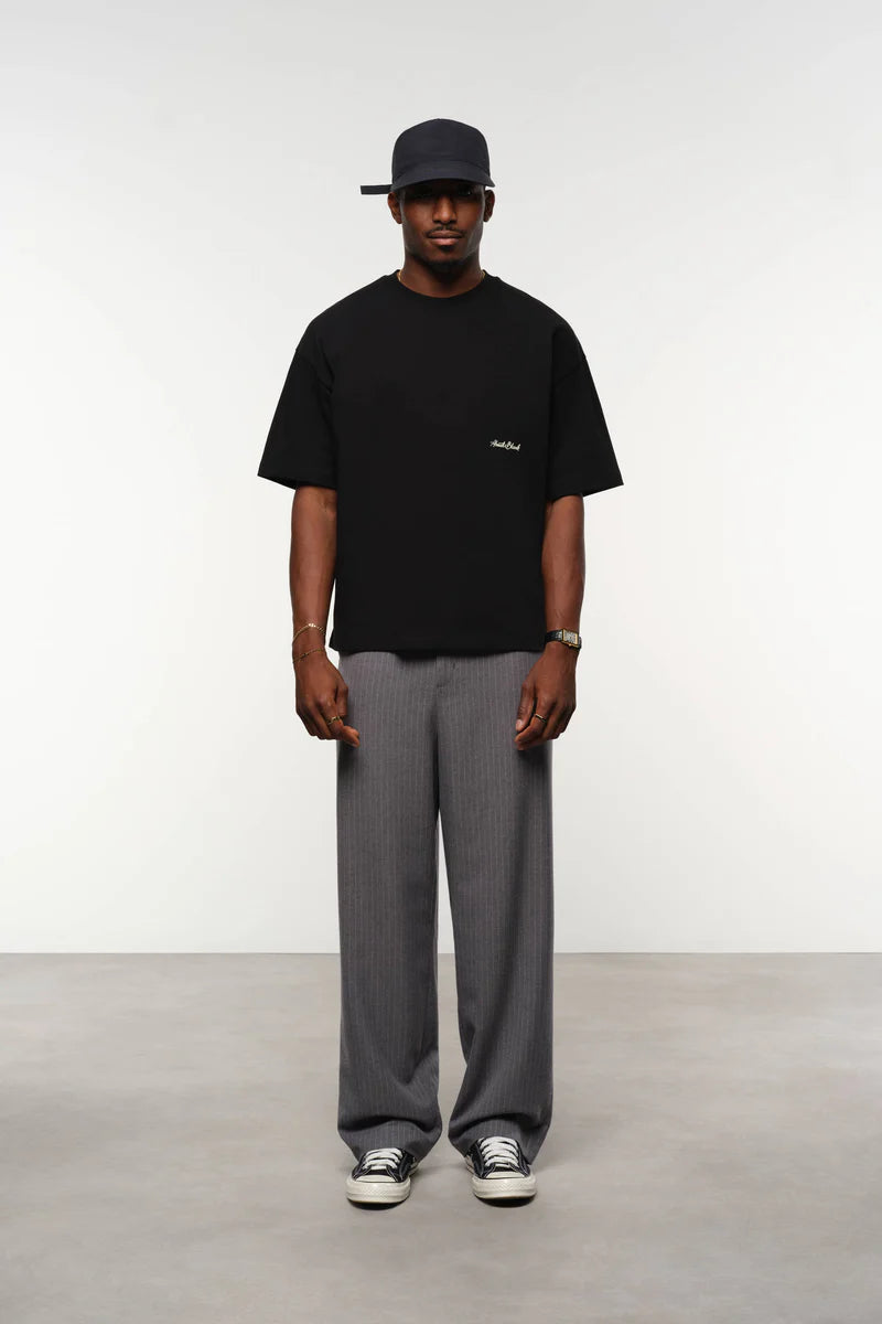 Banner t-shirt - black/ecru