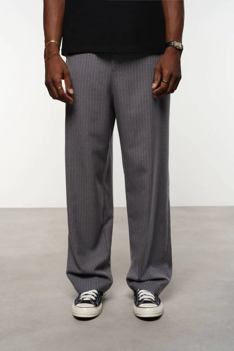 Pinstripe everyday trouser
