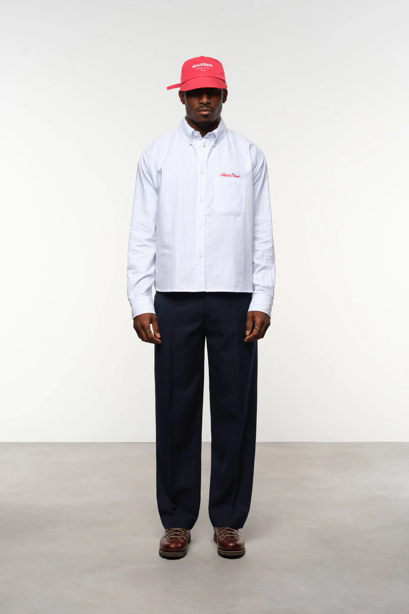 Everyday pleated trousers - navy