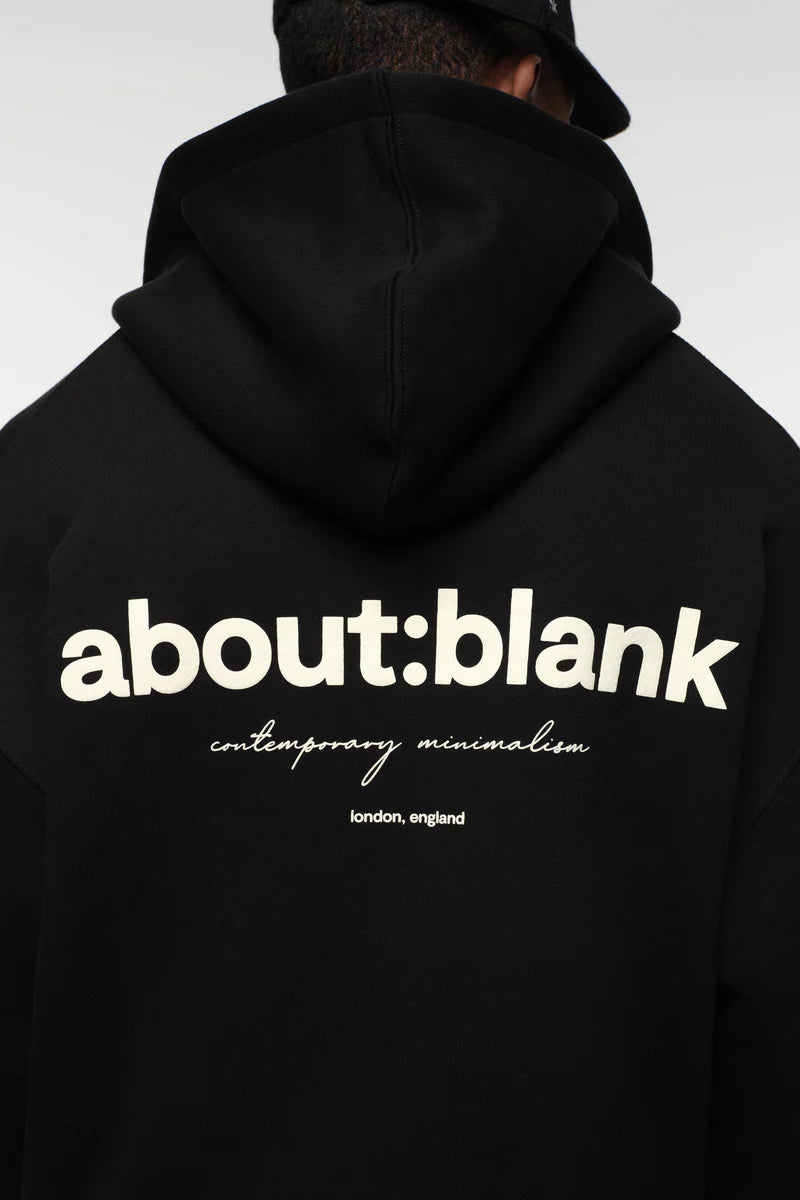 Box hoodie - black