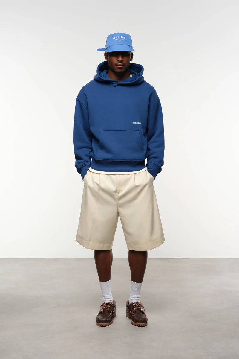 Box hoodie - estate blue