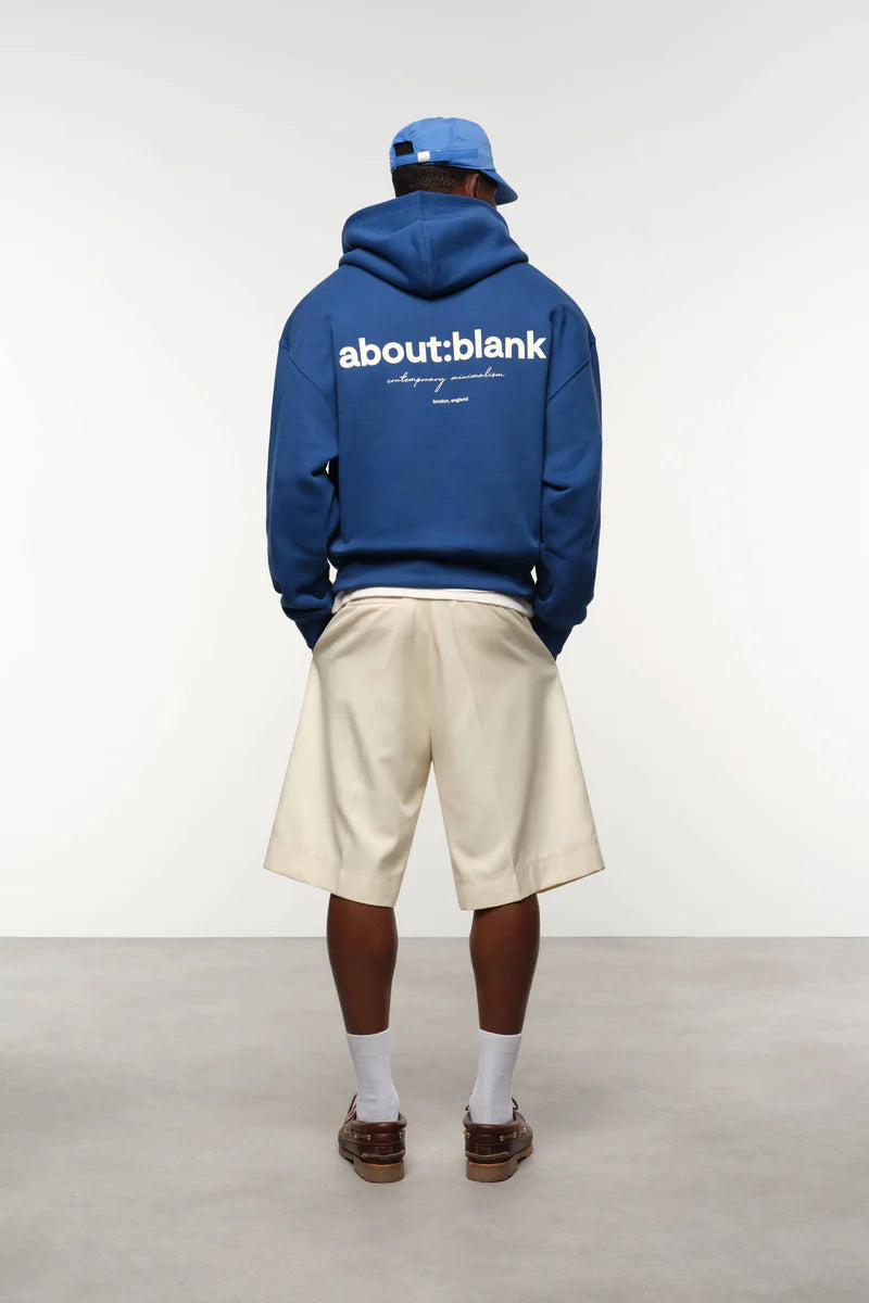Box hoodie - estate blue
