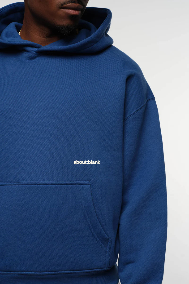 Box hoodie - estate blue