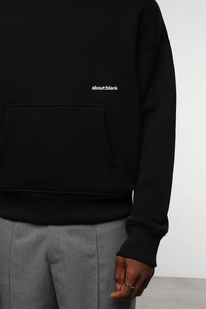 Box hoodie - black