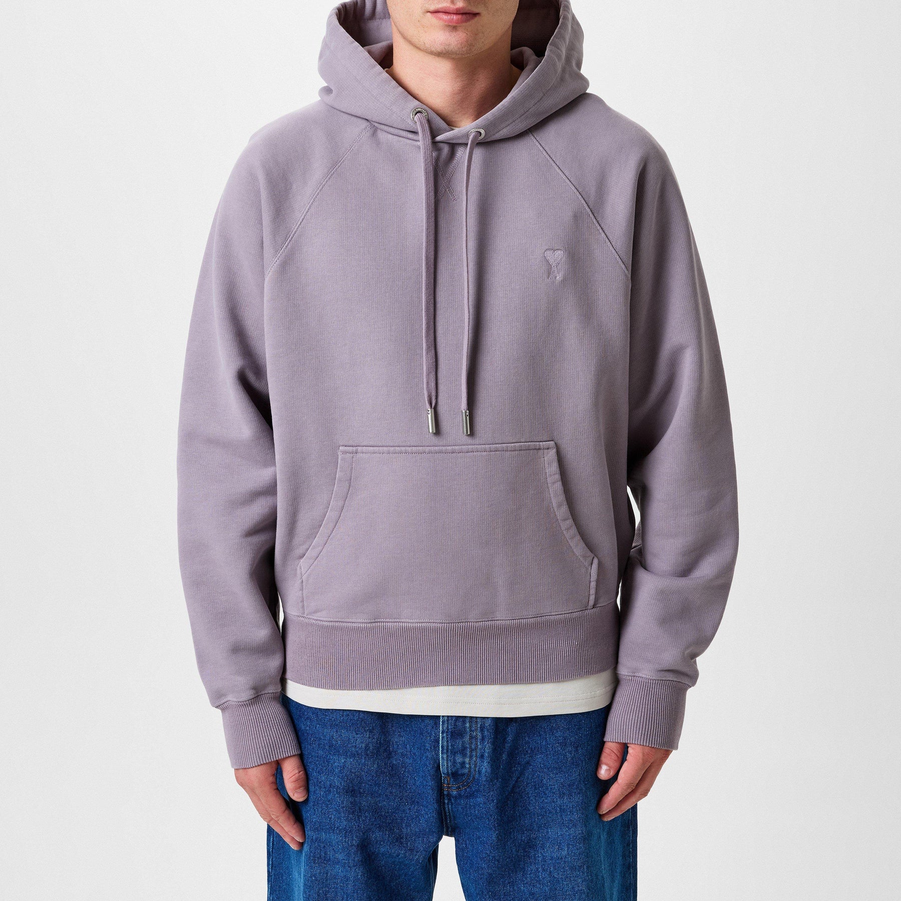 Heart Embroidered Hoodie