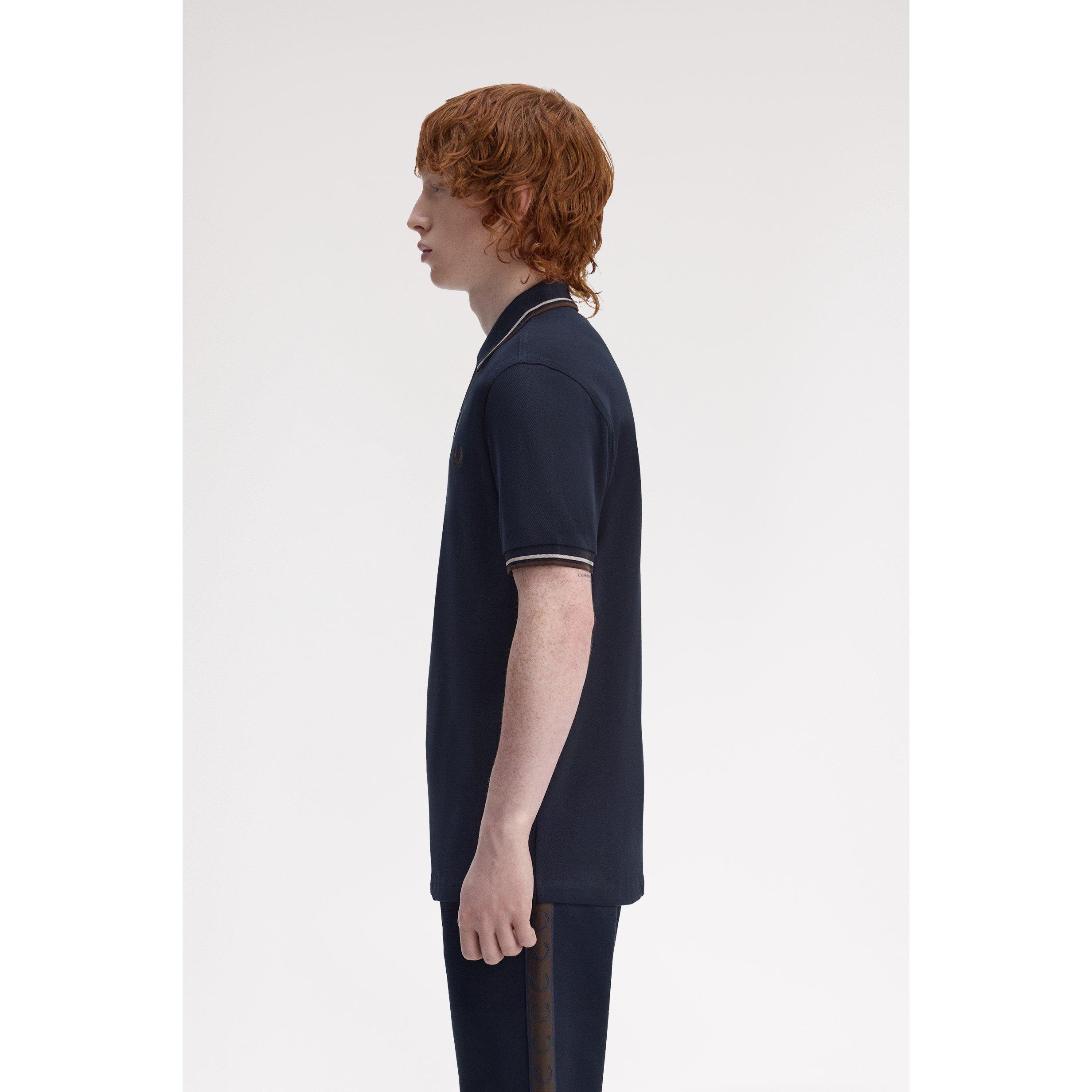 Short Sleeve Twin Tipped Polo Shirt