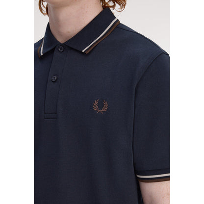 Short Sleeve Twin Tipped Polo Shirt
