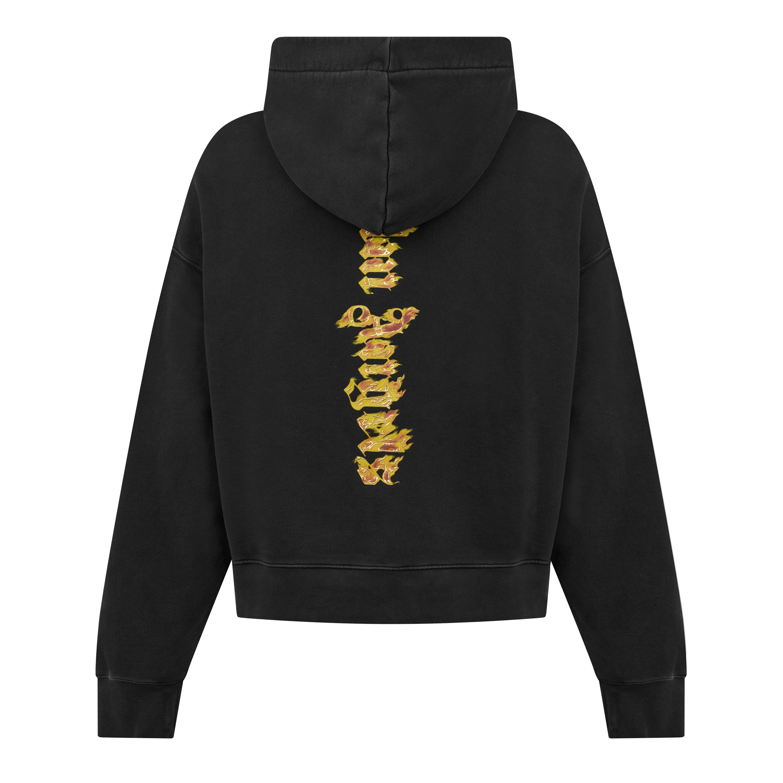 Burning Palm Tree Logo Hoodie