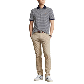 Striped Pima Polo Shirt