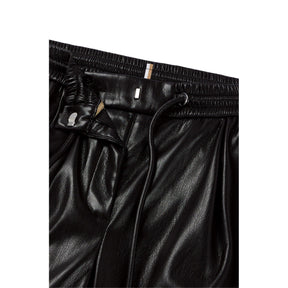 Women's Tareta Straight Trousers, Premium Faux Leather