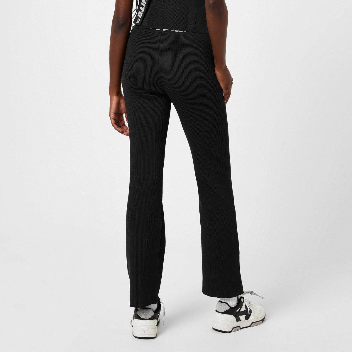 Women's Ribbed Knitted Trousers