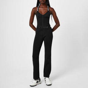 Women's Ribbed Knitted Trousers