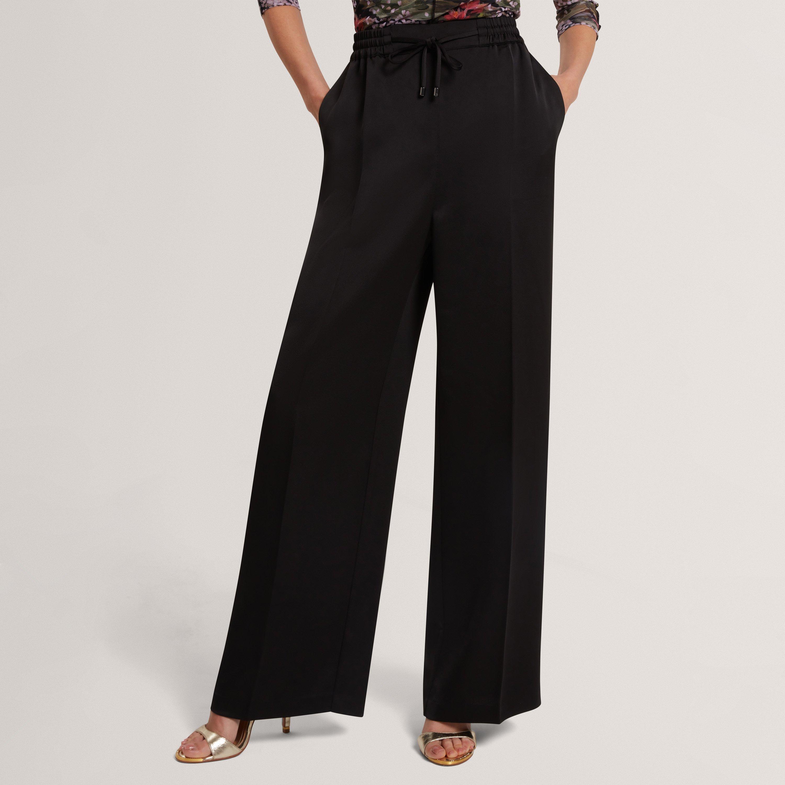 Ted Satin Wide Leg Trouser