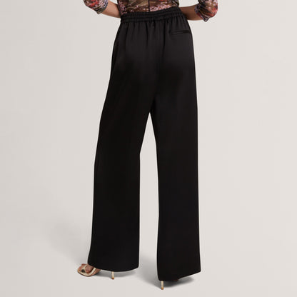 Ted Satin Wide Leg Trouser
