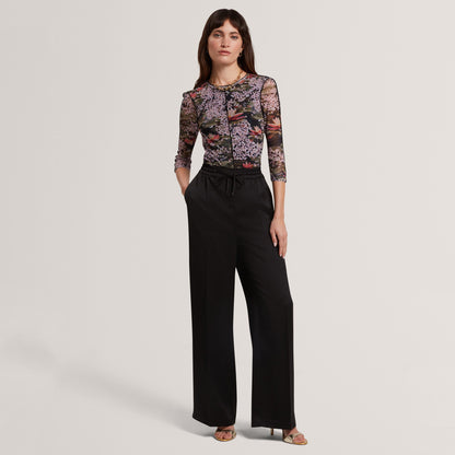 Ted Satin Wide Leg Trouser