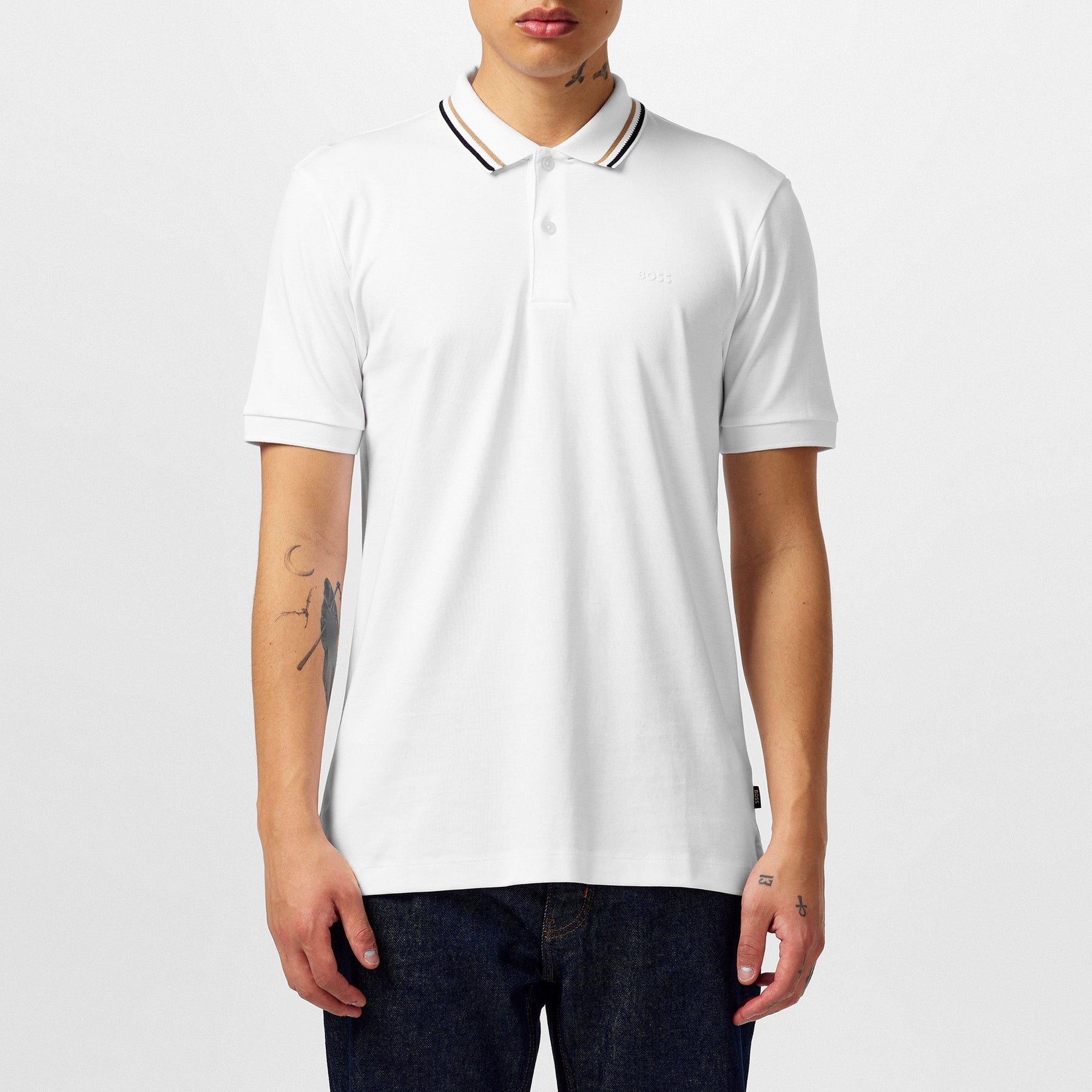 Men's HBB Penrose 38 Polo Shirt, Signature Tipped Collar
