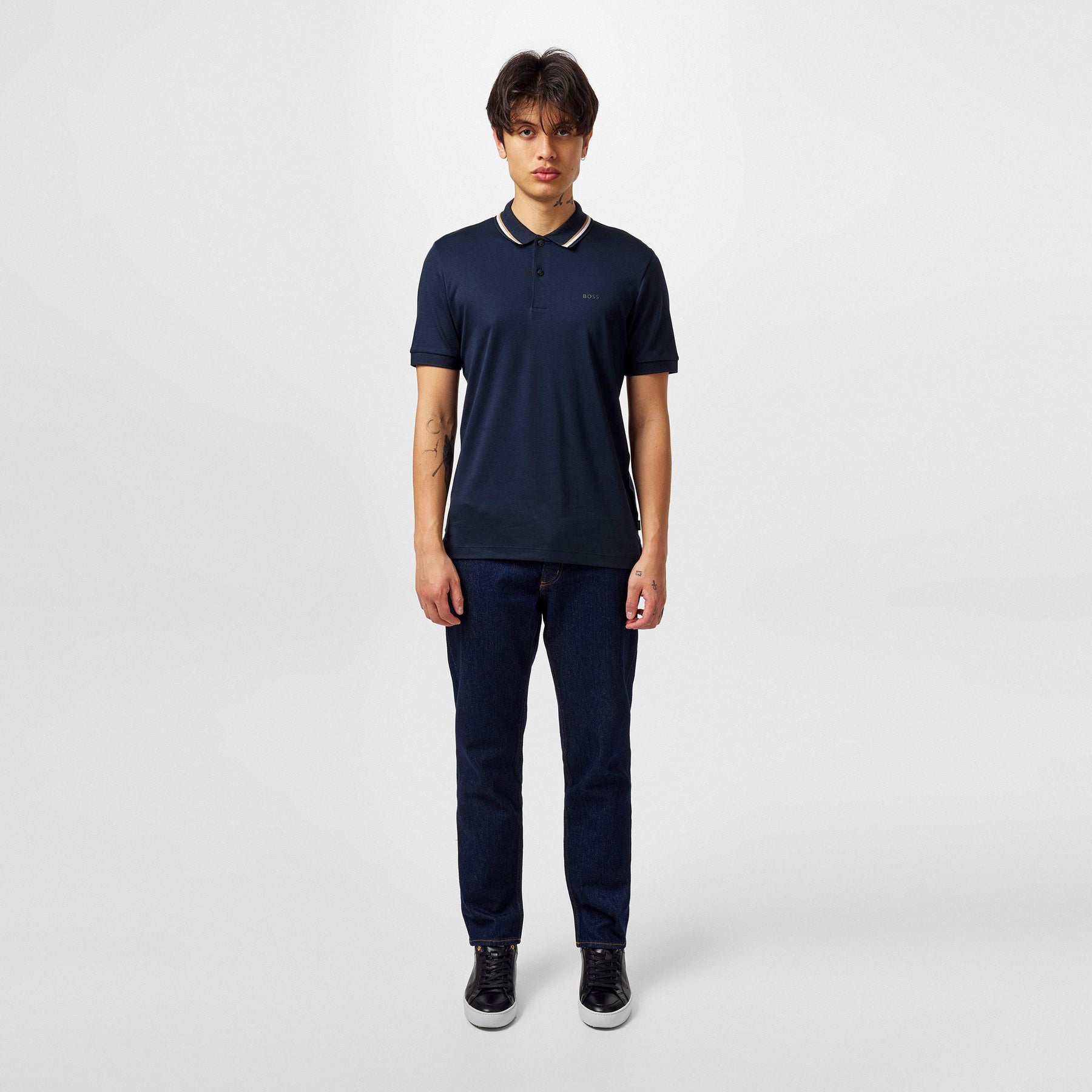 Men's HBB Penrose 38 Polo Shirt, Signature Tipped Collar