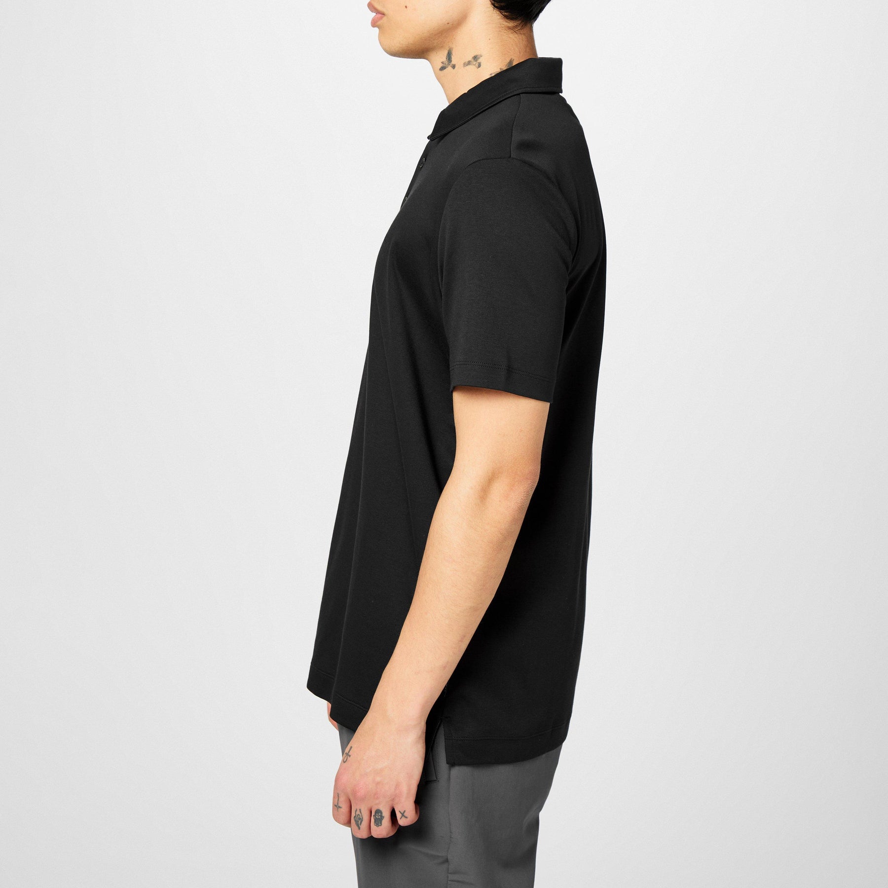 Men's Black Palosh 30 Slim Fit Polo Shirt