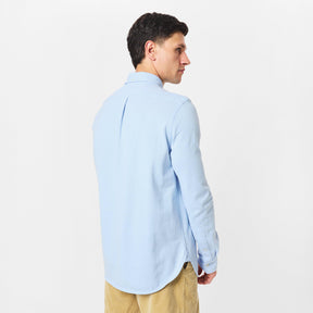 Men's Pocket Long-Sleeve Polo Shirt