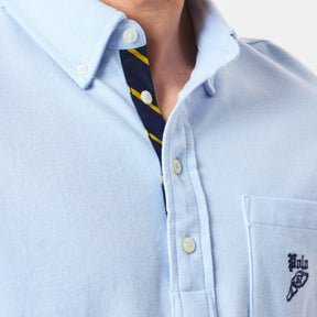 Men's Pocket Long-Sleeve Polo Shirt