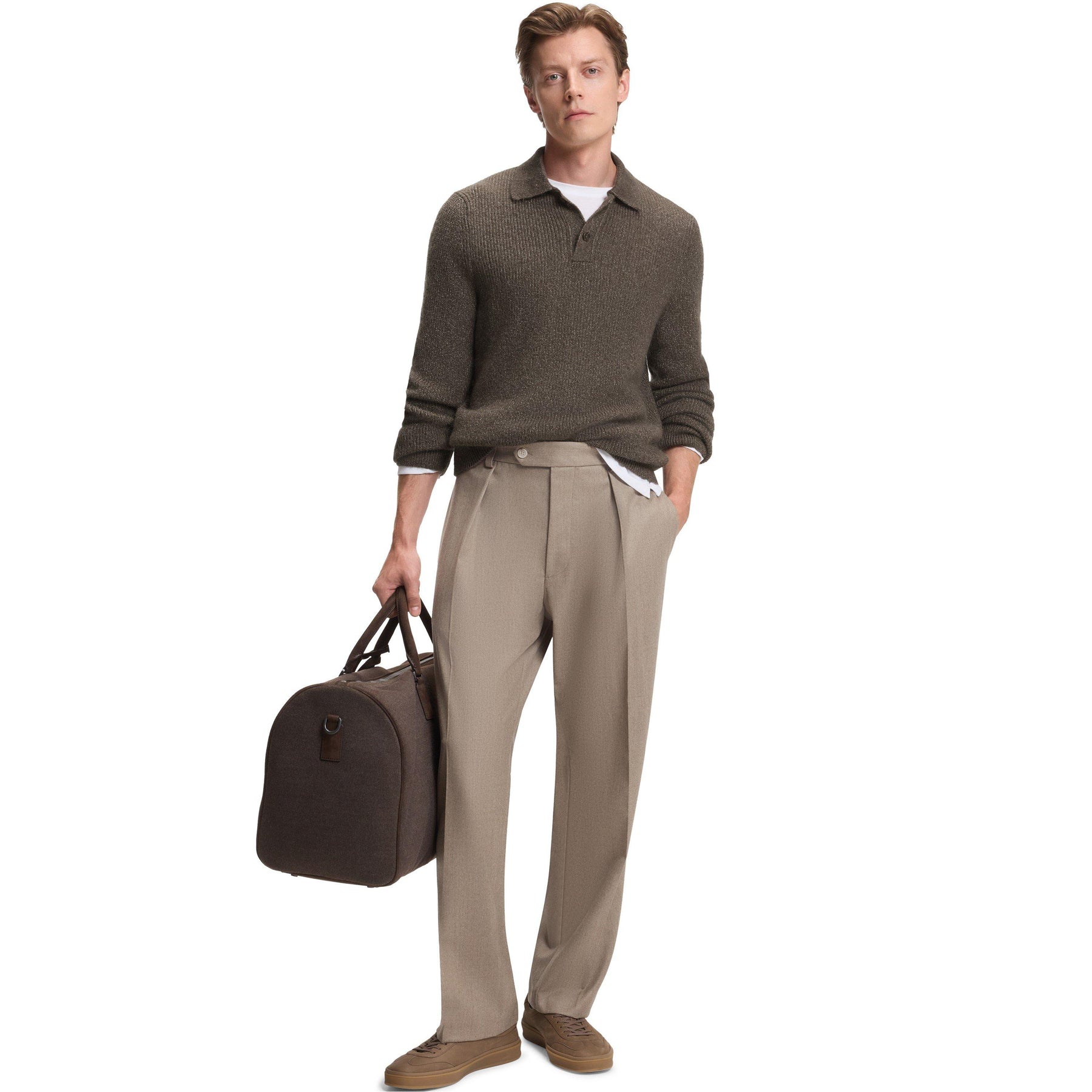 Men's Hacero Double Breasted Design Polo